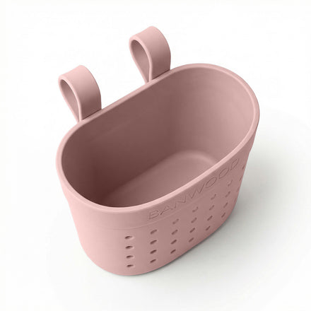 Banwood Fietsmandje Pin & Ride | Dusty Rose