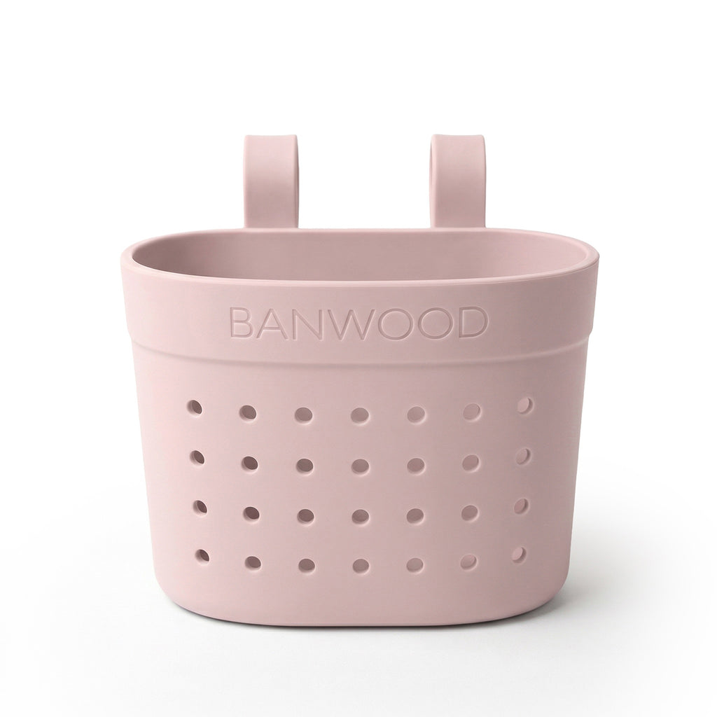 Banwood Fietsmandje Pin & Ride | Faded Pink
