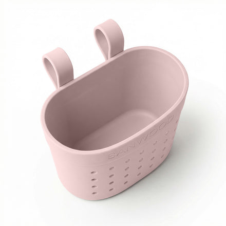 Banwood Fietsmandje Pin & Ride | Faded Pink