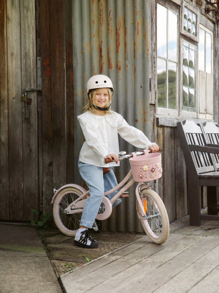 Banwood Fietsmandje Pin & Ride | Faded Pink