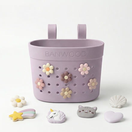Banwood Fietsmandje Pin & Ride | Lavendel