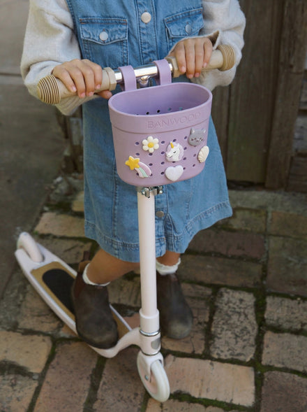 Banwood Fietsmandje Pin & Ride | Lavendel