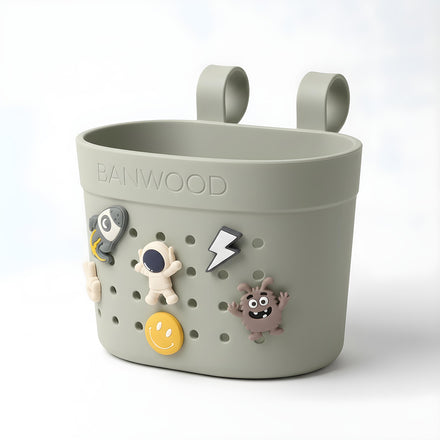 Banwood Fietsmandje Pin & Ride | Olive