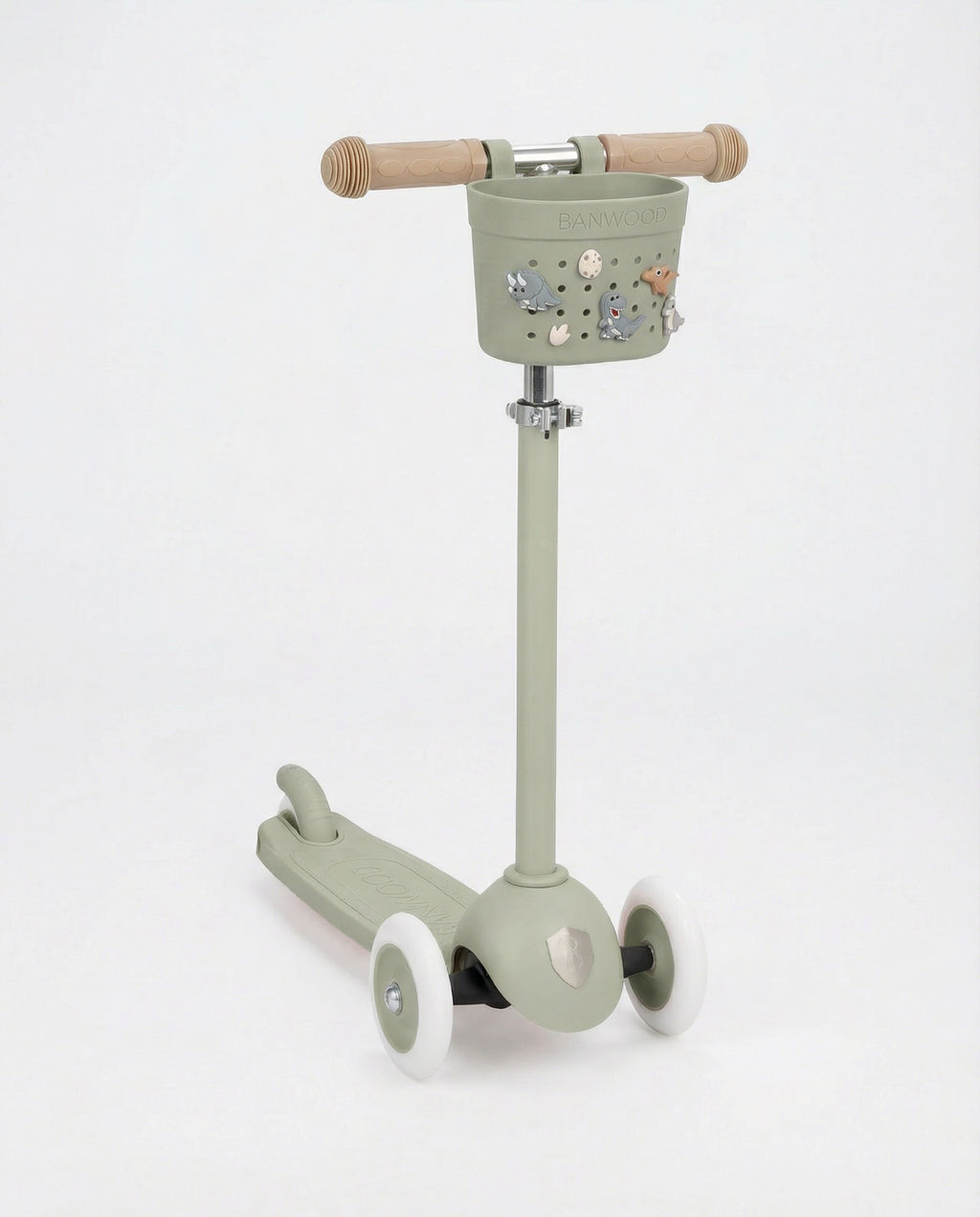 Banwood Fietsmandje Pin & Ride | Olive