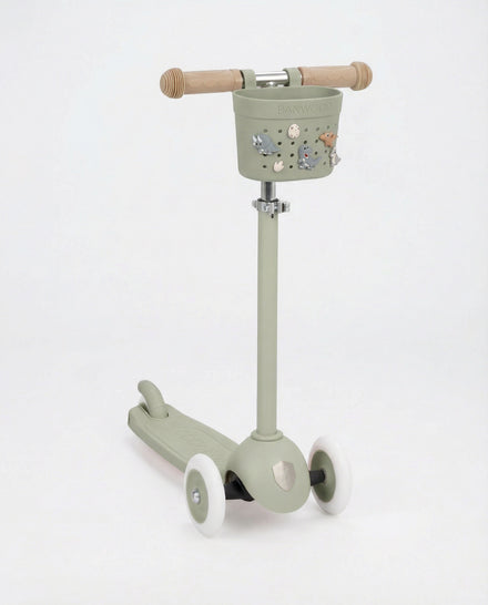 Banwood Fietsmandje Pin & Ride | Olive