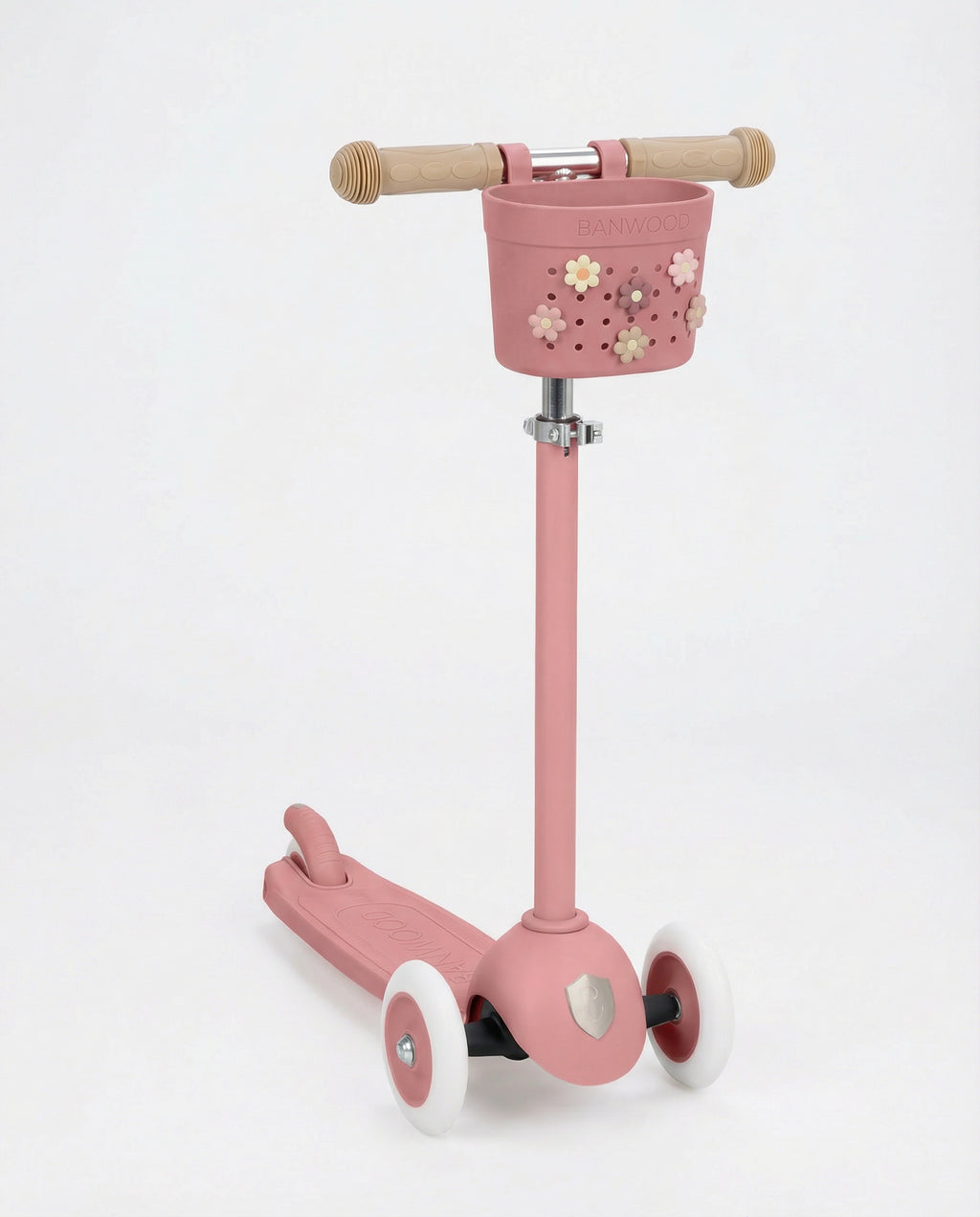Banwood Fietsmandje Pin & Ride | Raspberry