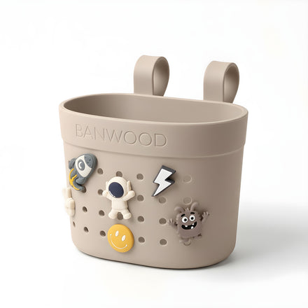 Banwood Fietsmandje Pin & Ride | Sand