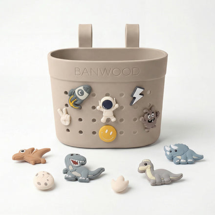 Banwood Fietsmandje Pin & Ride | Sand