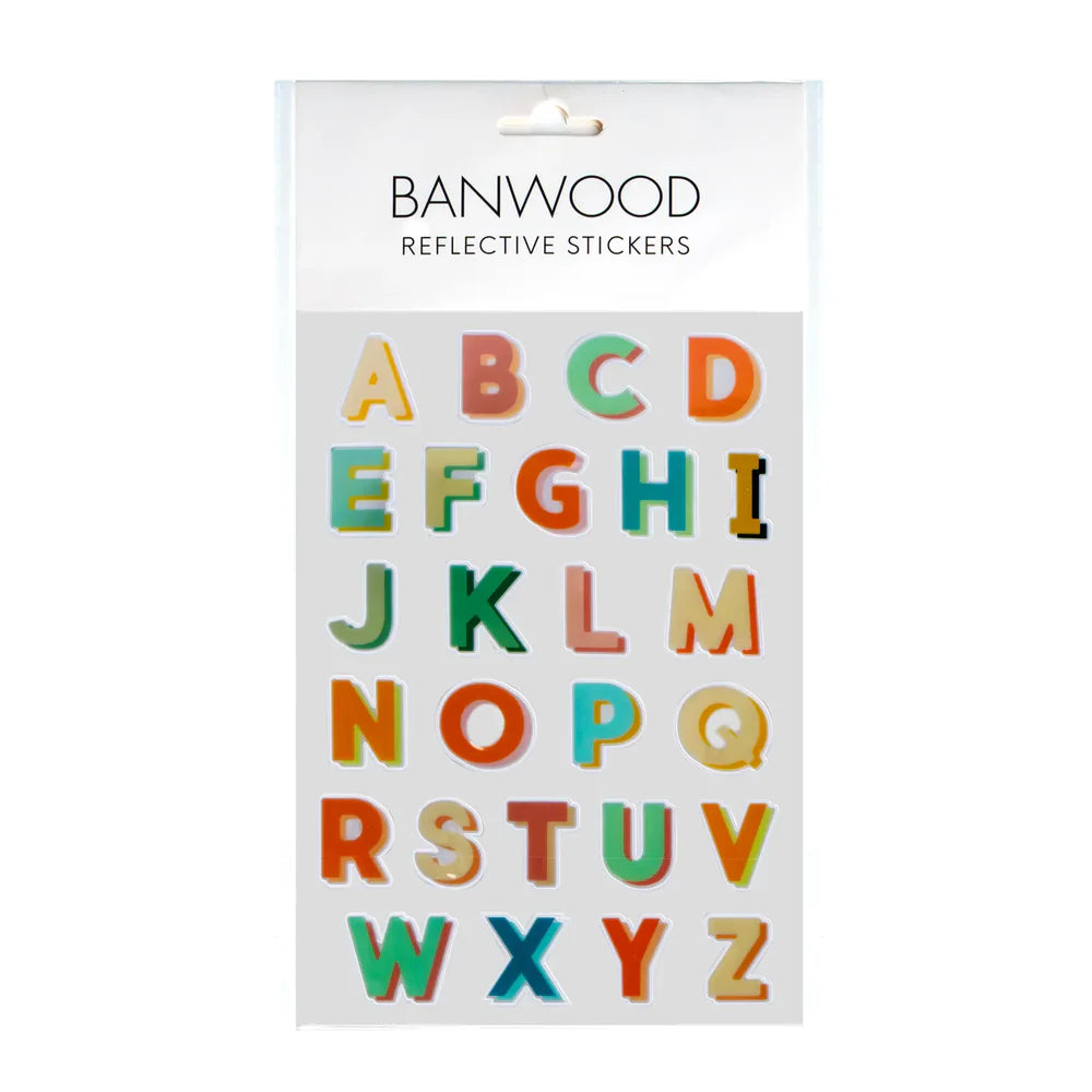 Banwood Reflecterende Stickers | Alphabet