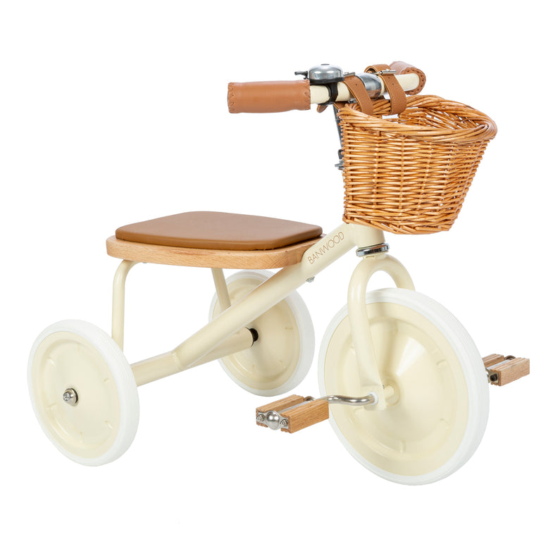 Banwood Trike Driewieler Met Mandje | Cream