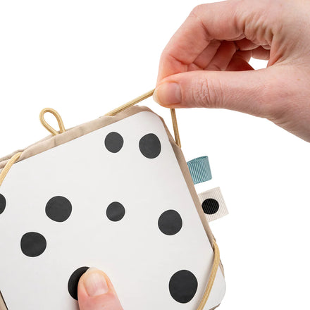 Done By Deer Baby Kaarthouder Met Contrast Kaarten | Deer Friends Sand