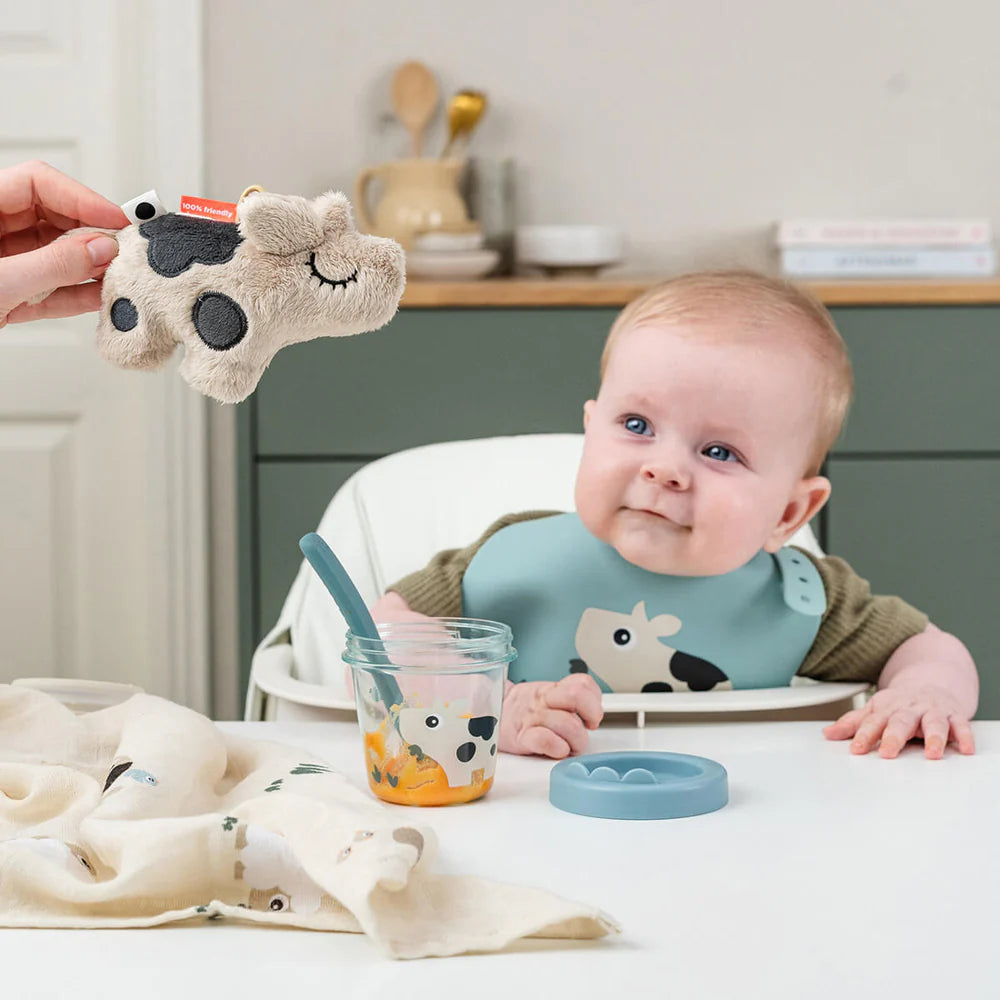 Done By Deer Babyvoeding Bewaarpotjes 2ST Tiny Farm Blue