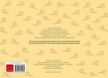 Clavis Boekje | Mijn Potjeskalender Met Muisje - Met Stickers