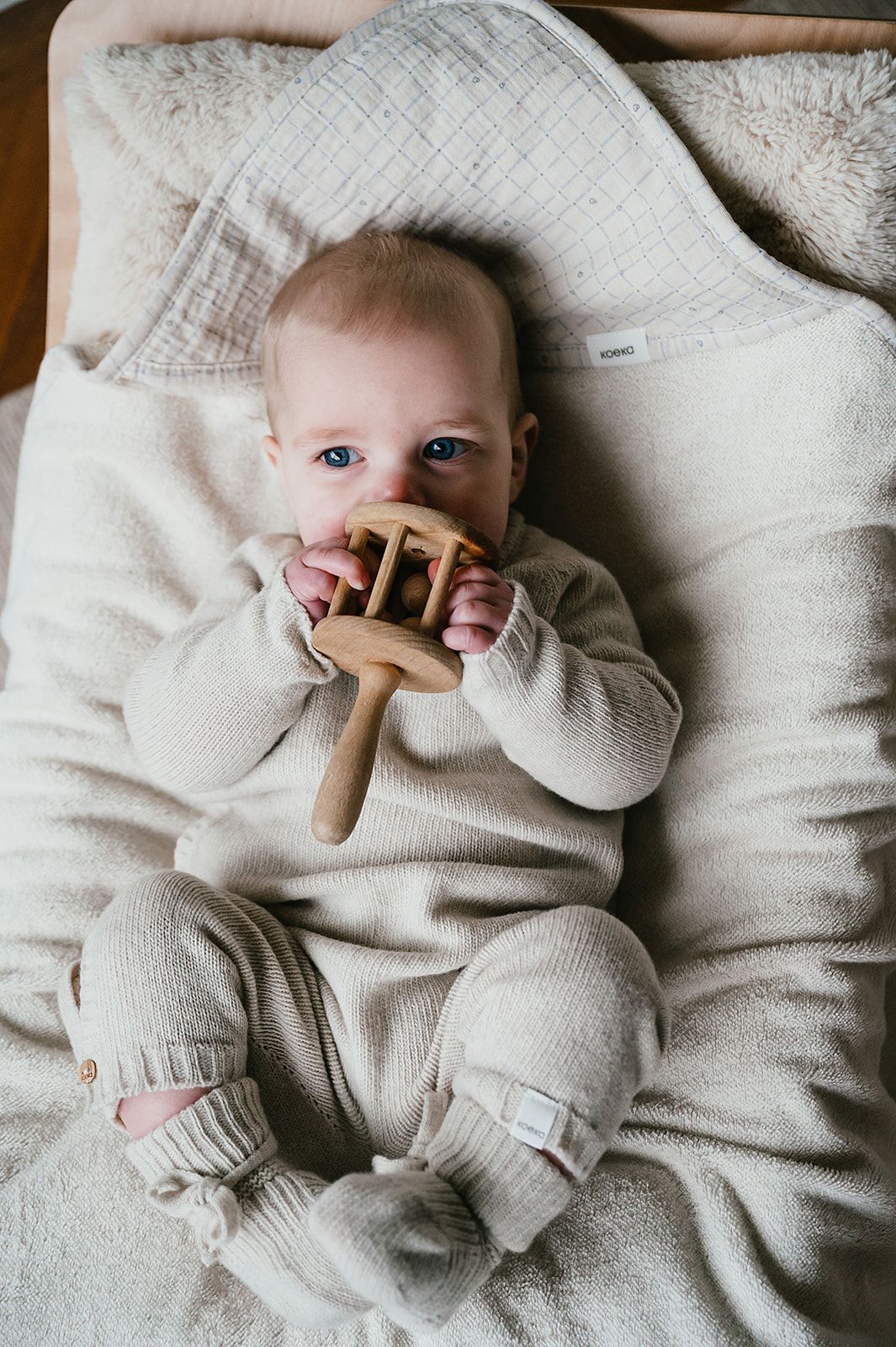 Koeka Badcape Lind 100x100 | Warm White