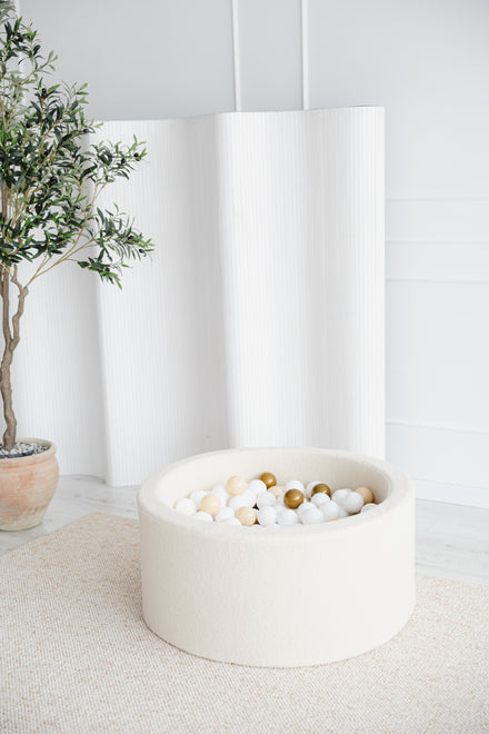 Moje Ballenbad Bouclé 90x40cm | Cream