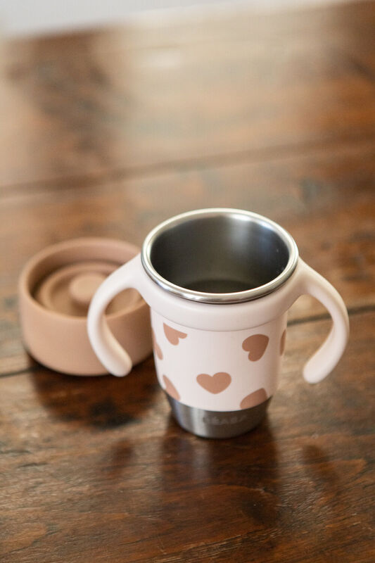 Béaba RVS Leerbeker Click and Drink 250ml | Biglove