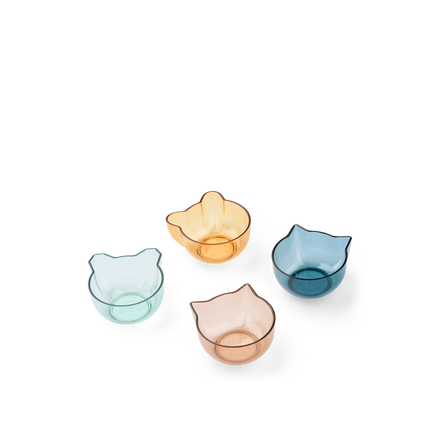 Liewood Berno Tritan Bowl 275ml 4-Pack | Indigo Multi Mix