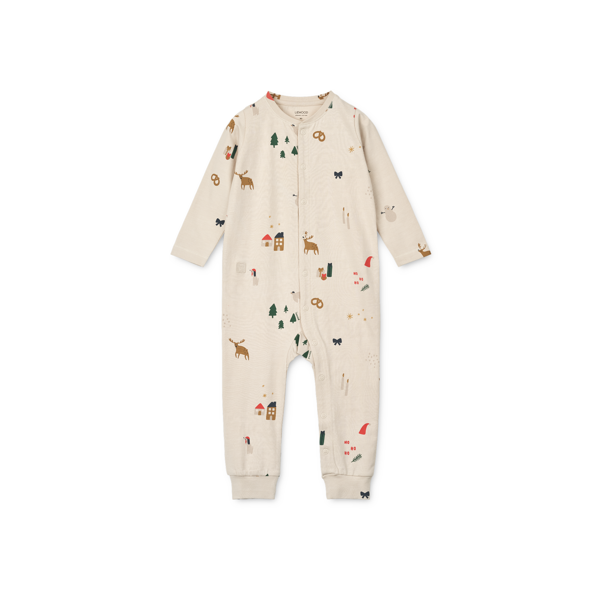 Liewood Birk Printed Pyjamas Jumpsuit | Holiday / Sandy