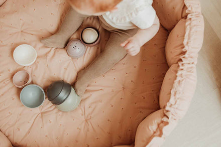 * Play and go Speeltapijt Nestje Baby Bloom | Fleuri
