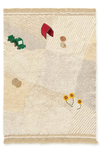 Lorena Canals Machinewasbaar Tapijt Rug 120x170cm | Farm Fields