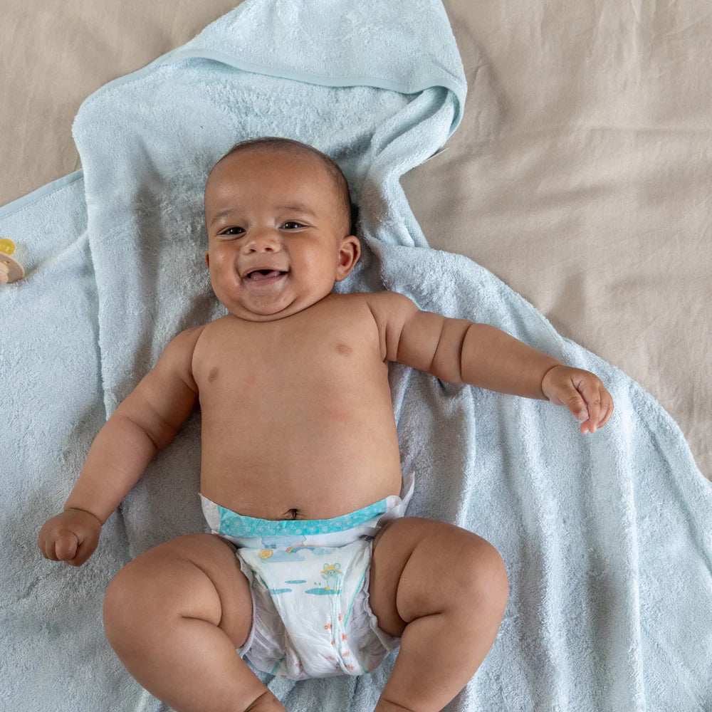 Timboo Badcape Bamboo 74x74cm | Riviera Blue