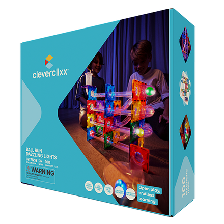 Cleverclixx Ball Run Dazzling Lights Pack Intense | 100 Stuks