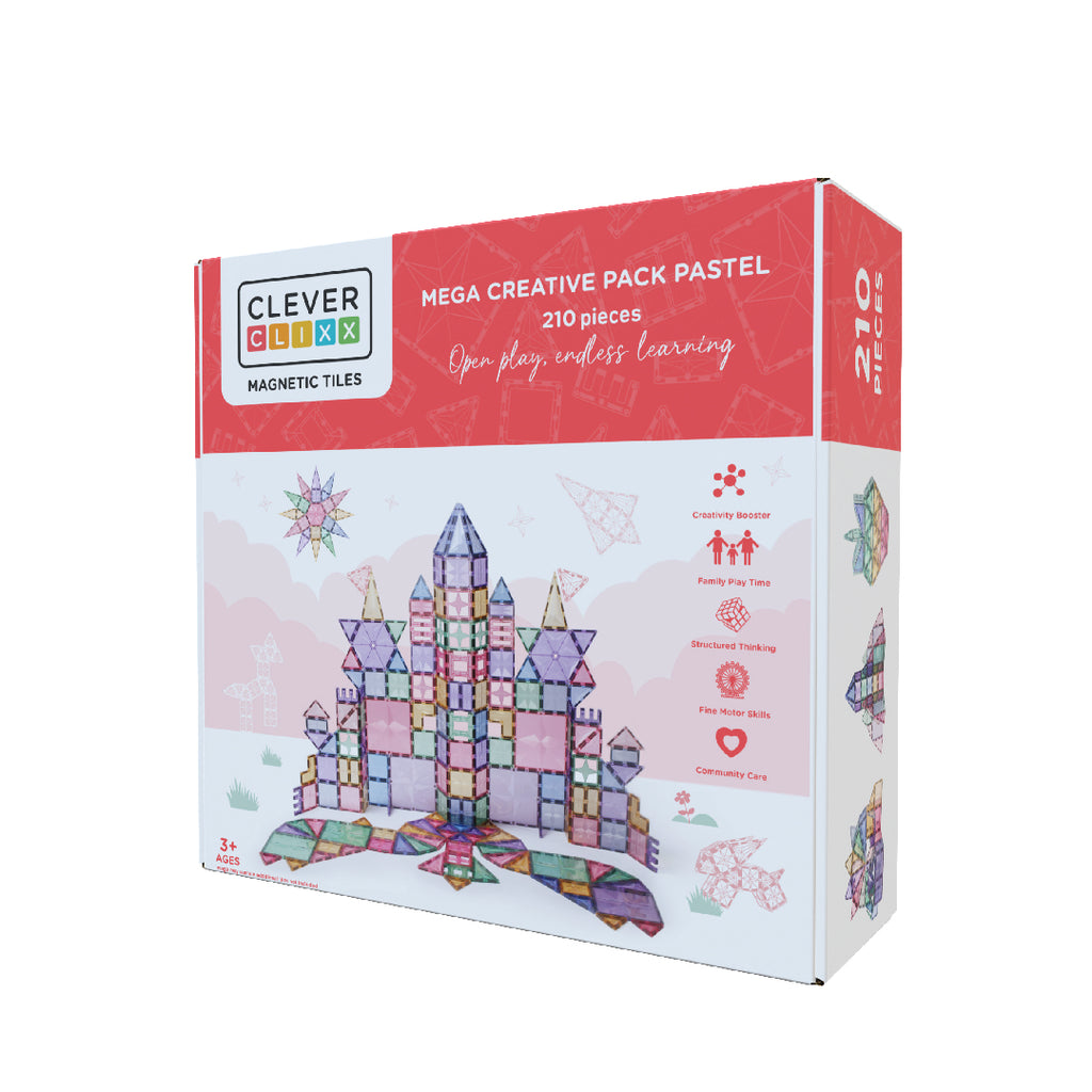 Cleverclixx Mega Creative Pack Pastel | 210 Stuks