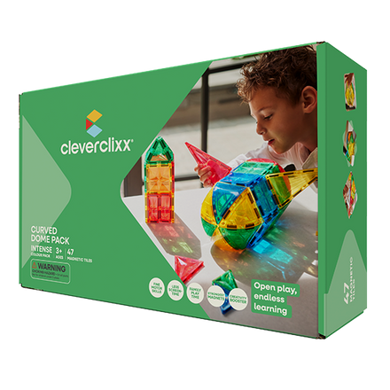 Cleverclixx Curved Dome Pack Intense | 47 Stuks