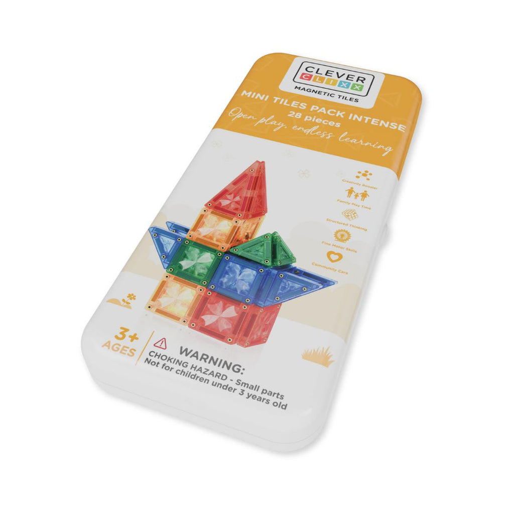 Cleverclixx Mini Tiles Pack Intense | 28 Stuks
