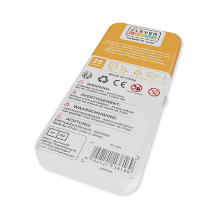 Cleverclixx Mini Tiles Pack Intense | 28 Stuks