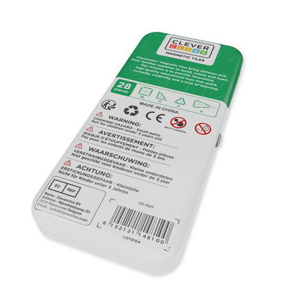 Cleverclixx Mini Tiles Pack Pastel | 28 Stuks