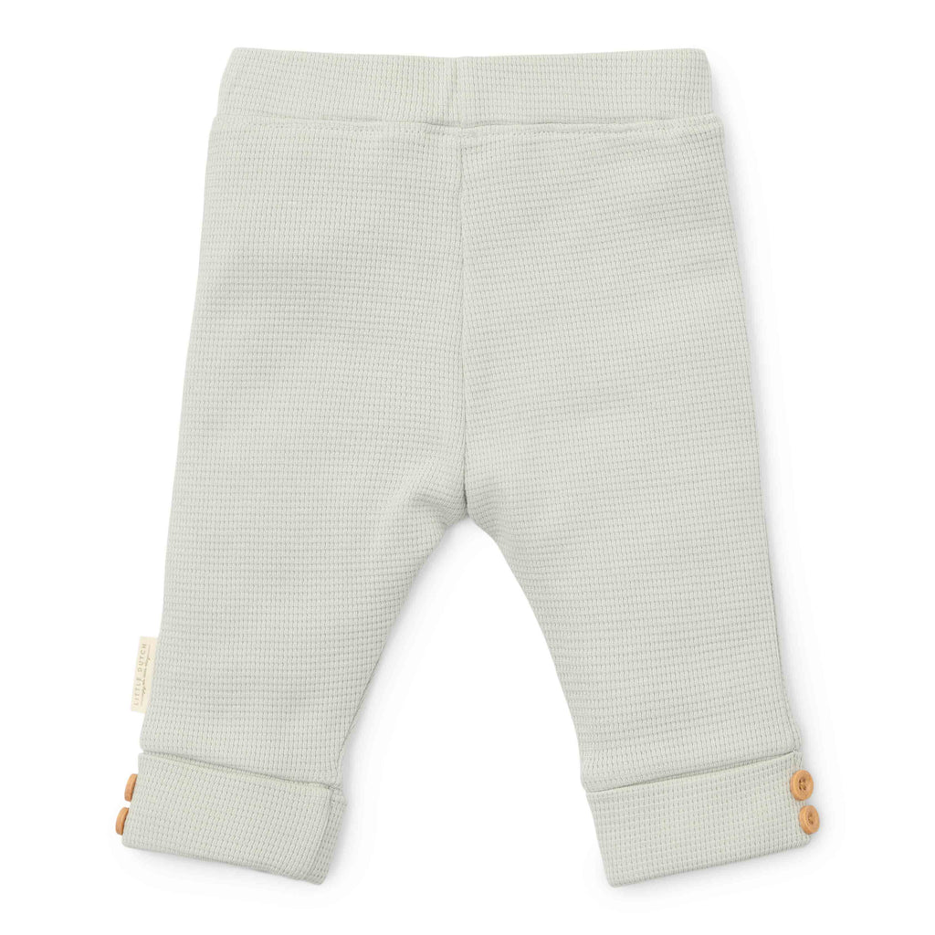 * Little Dutch Newborn Noos Little Farm Broekje Wafel | Soft Green