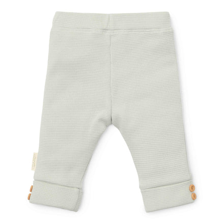 * Little Dutch Newborn Noos Little Farm Broekje Wafel | Soft Green