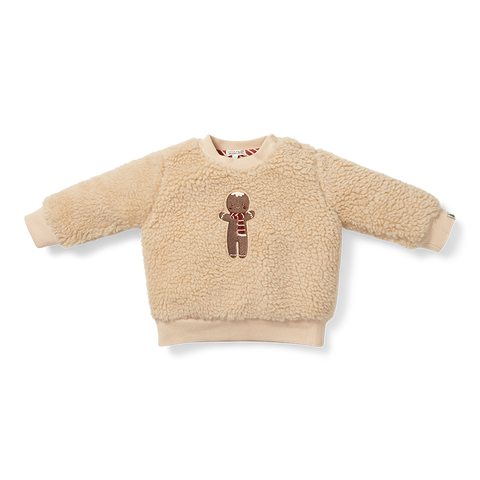 Little Dutch Teddy Kerst Trui Christmas Sweater | Gingerbread*