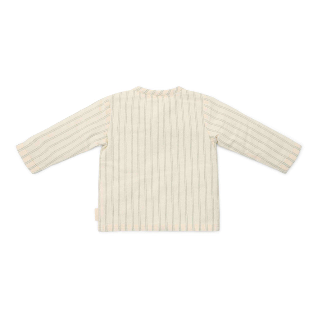 * Little Dutch Blouse Lange Mouw Forest Green Stripe