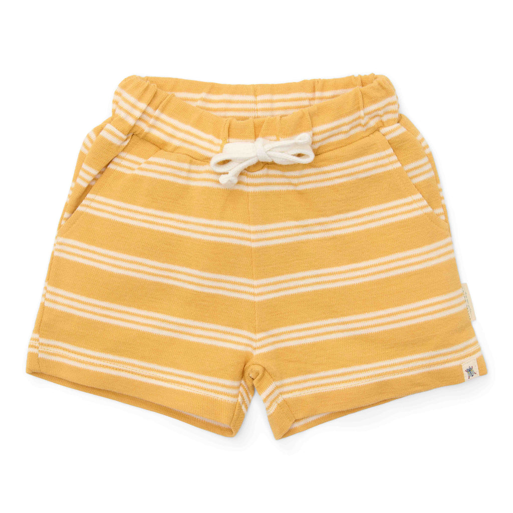 * Little Dutch Korte Broek Yellow Stripe