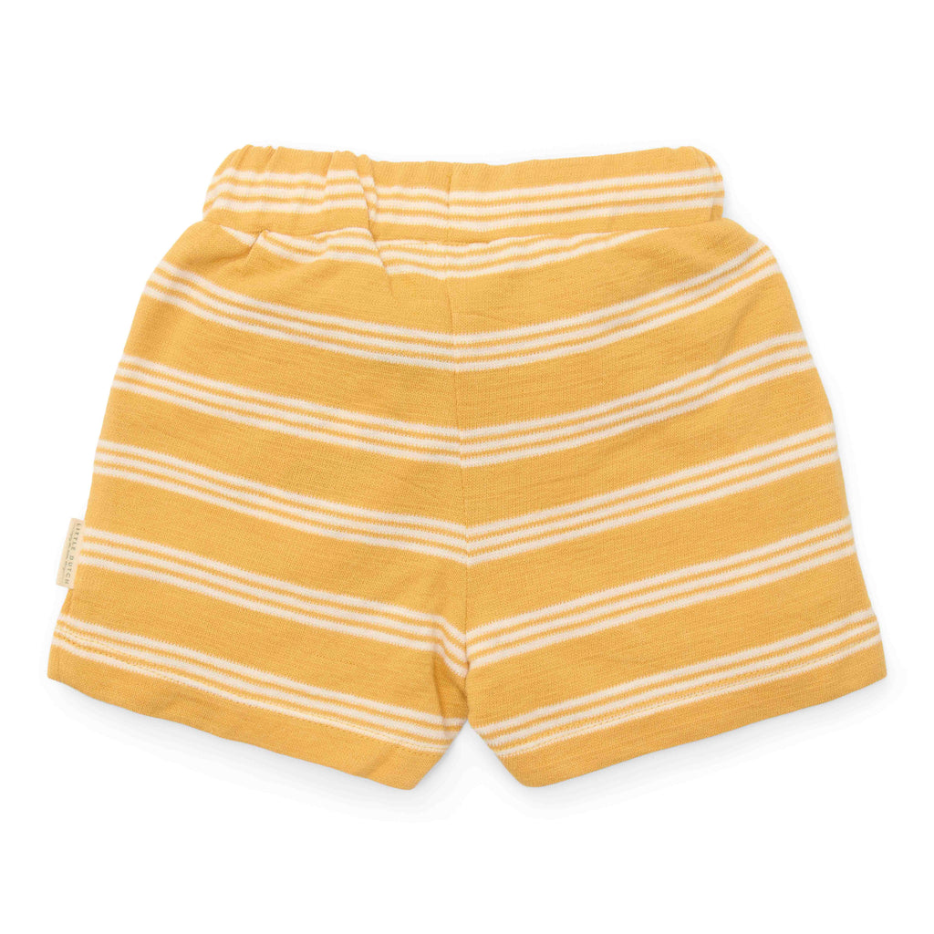 * Little Dutch Korte Broek Yellow Stripe