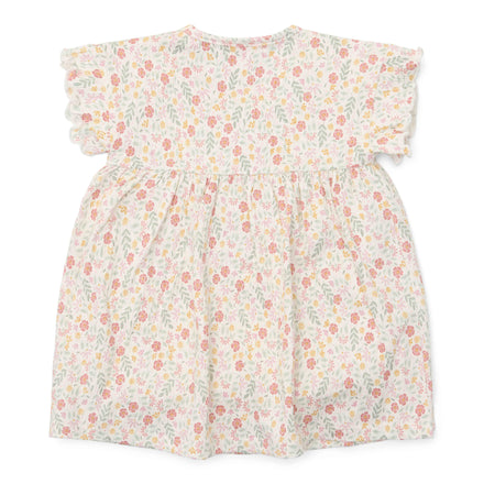 * Little Dutch Jurkje Korte Mouw Creme