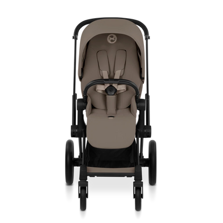 CYBEX Priam incl. Foldable Carry Cot | Coconut Brown (Matt Black Frame)
