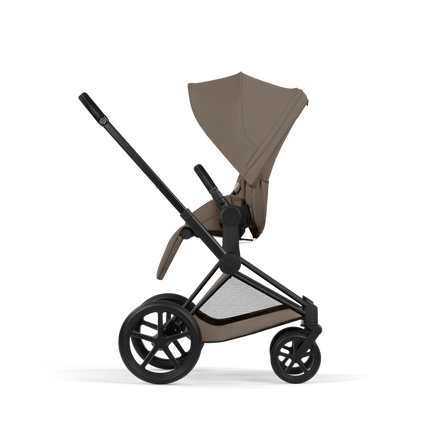 CYBEX Priam incl. Foldable Carry Cot | Coconut Brown (Matt Black Frame)