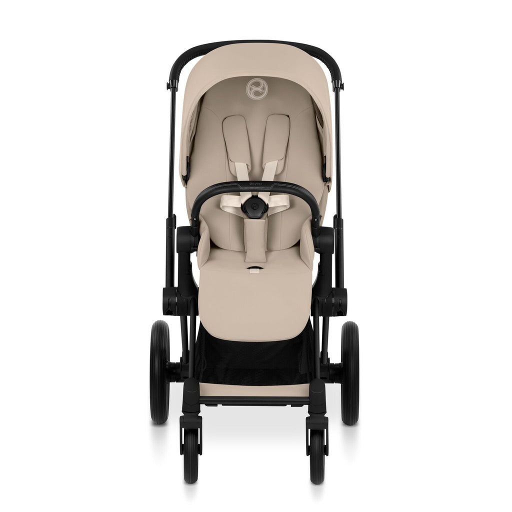 CYBEX Priam incl. Foldable Carry Cot | Cozy Beige (Matt Black Frame)