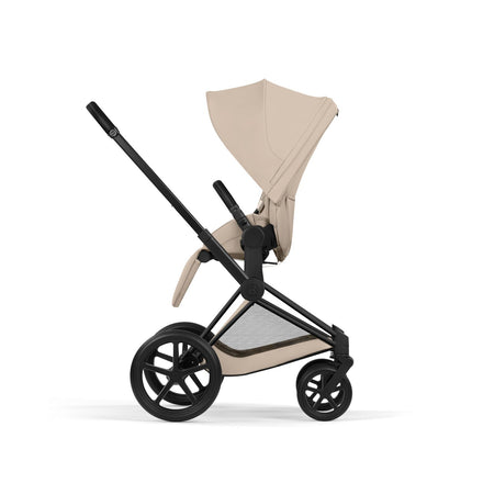 CYBEX Priam incl. Foldable Carry Cot | Cozy Beige (Matt Black Frame)