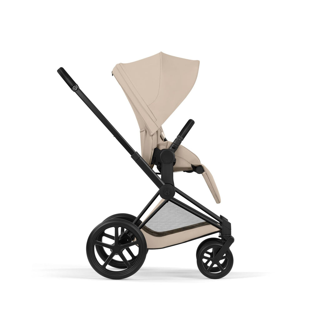 CYBEX Priam incl. Foldable Carry Cot | Cozy Beige (Matt Black Frame)