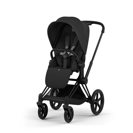 CYBEX Priam incl. Foldable Carry Cot | Sepia Black (Matt Black Frame)