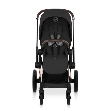 CYBEX Priam incl. Foldable Carry Cot | Sepia Black (Rosegold Frame)