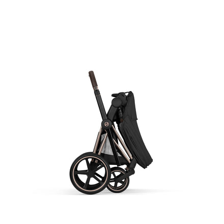 CYBEX Priam incl. Foldable Carry Cot | Sepia Black (Rosegold Frame)