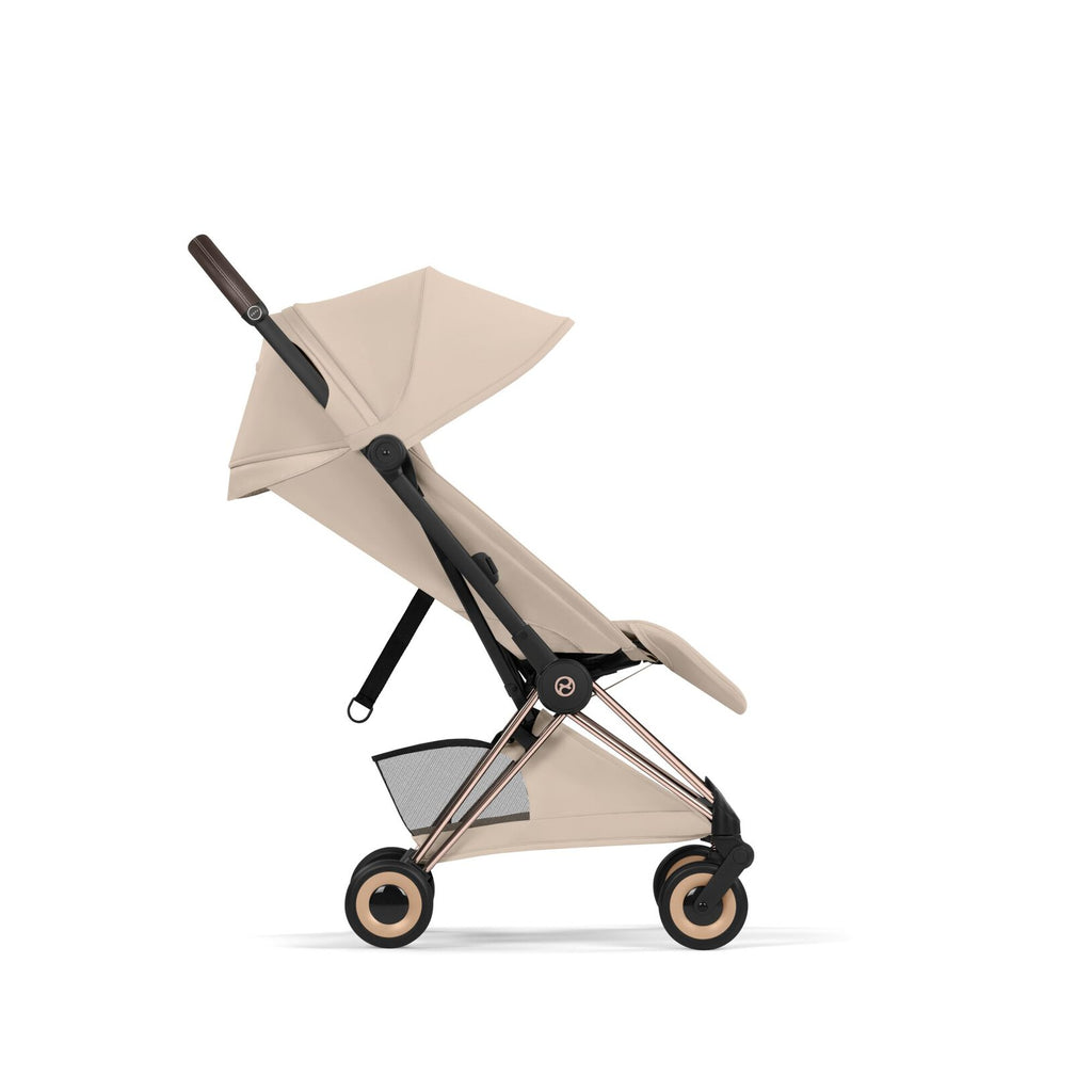 CYBEX Compacte Plooibuggy Coya | Cozy Beige (Rosegold Frame)