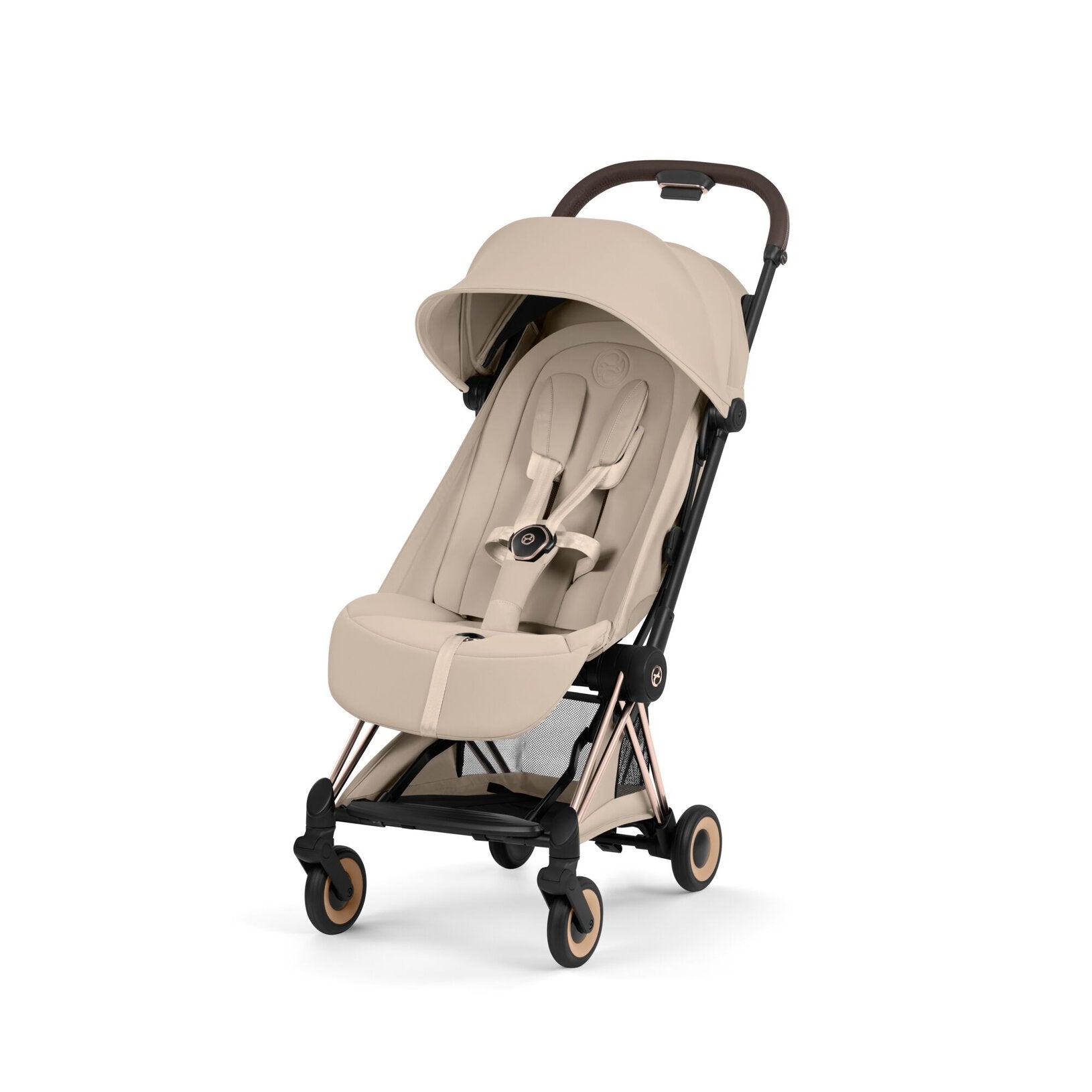 CYBEX Compacte Plooibuggy Coya | Cozy Beige (Rosegold Frame)