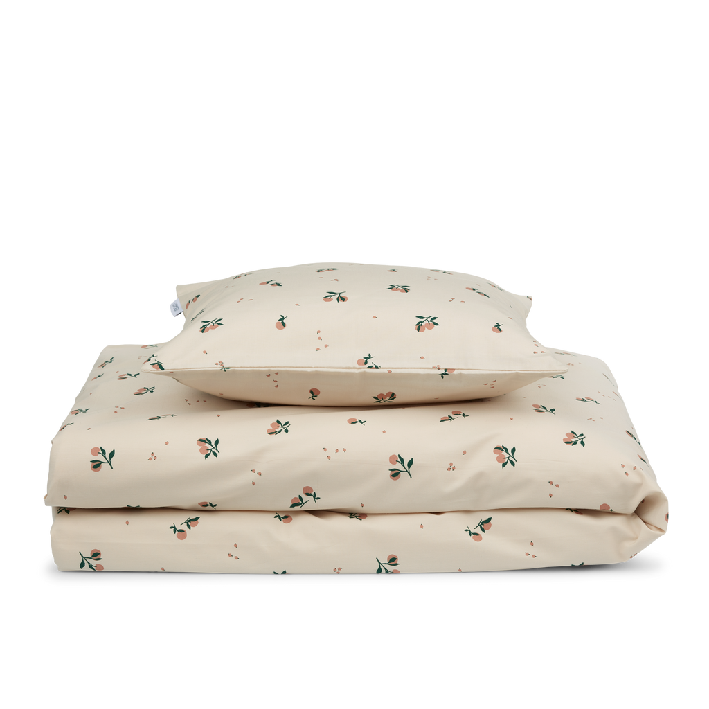 Liewood Carl Adult Printed Bedset | Peach / Sea Shell