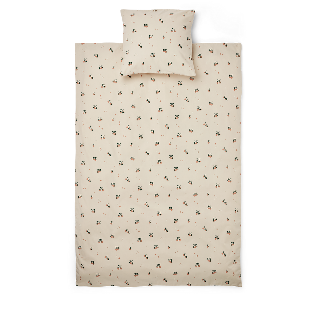 Liewood Carl Adult Printed Bedset | Peach / Sea Shell